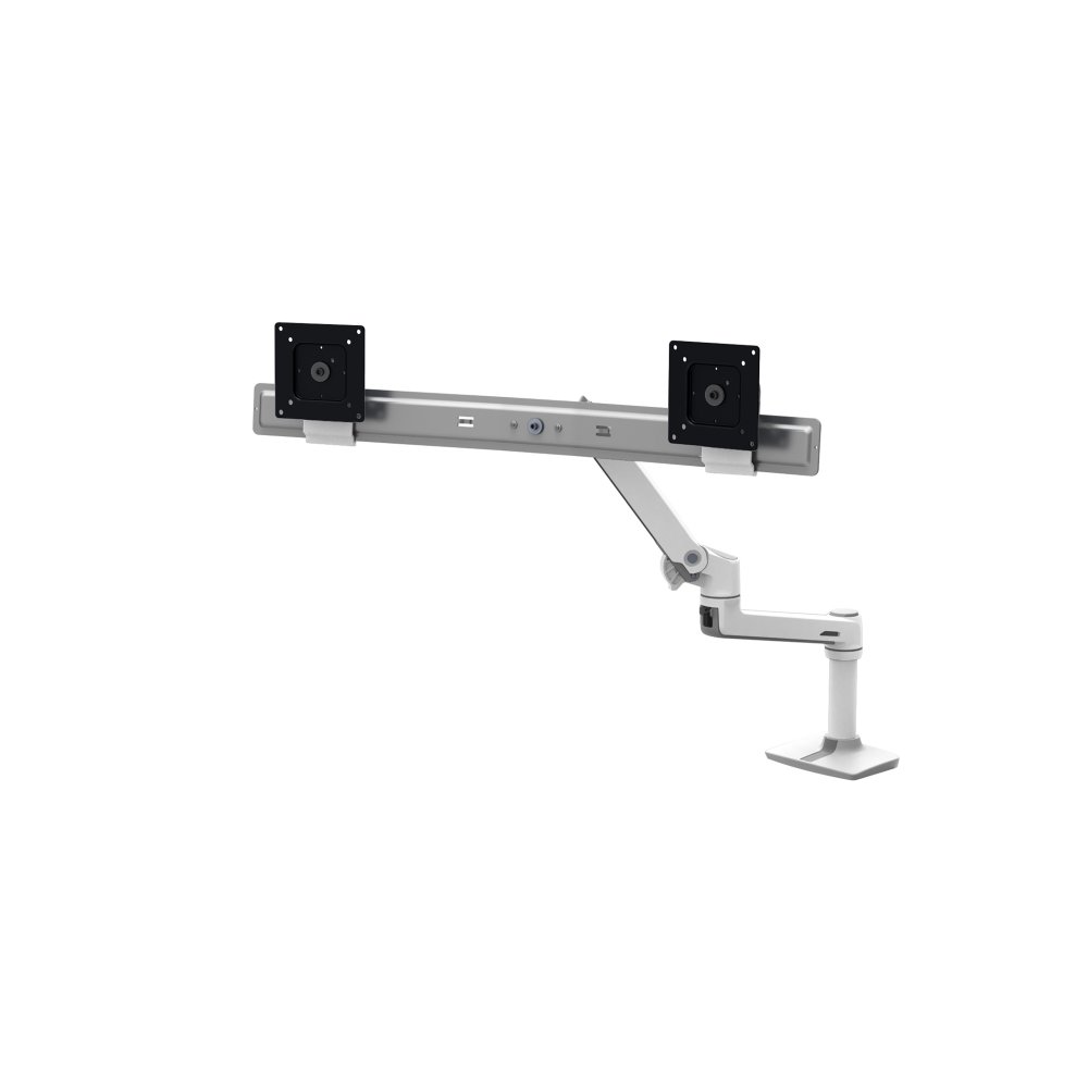 Ergotron 45-489-216 LX Desk Mount Dual Direct Arm (white)