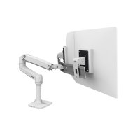 Ergotron 45-489-216 LX Desk Mount Dual Direct Arm (white)