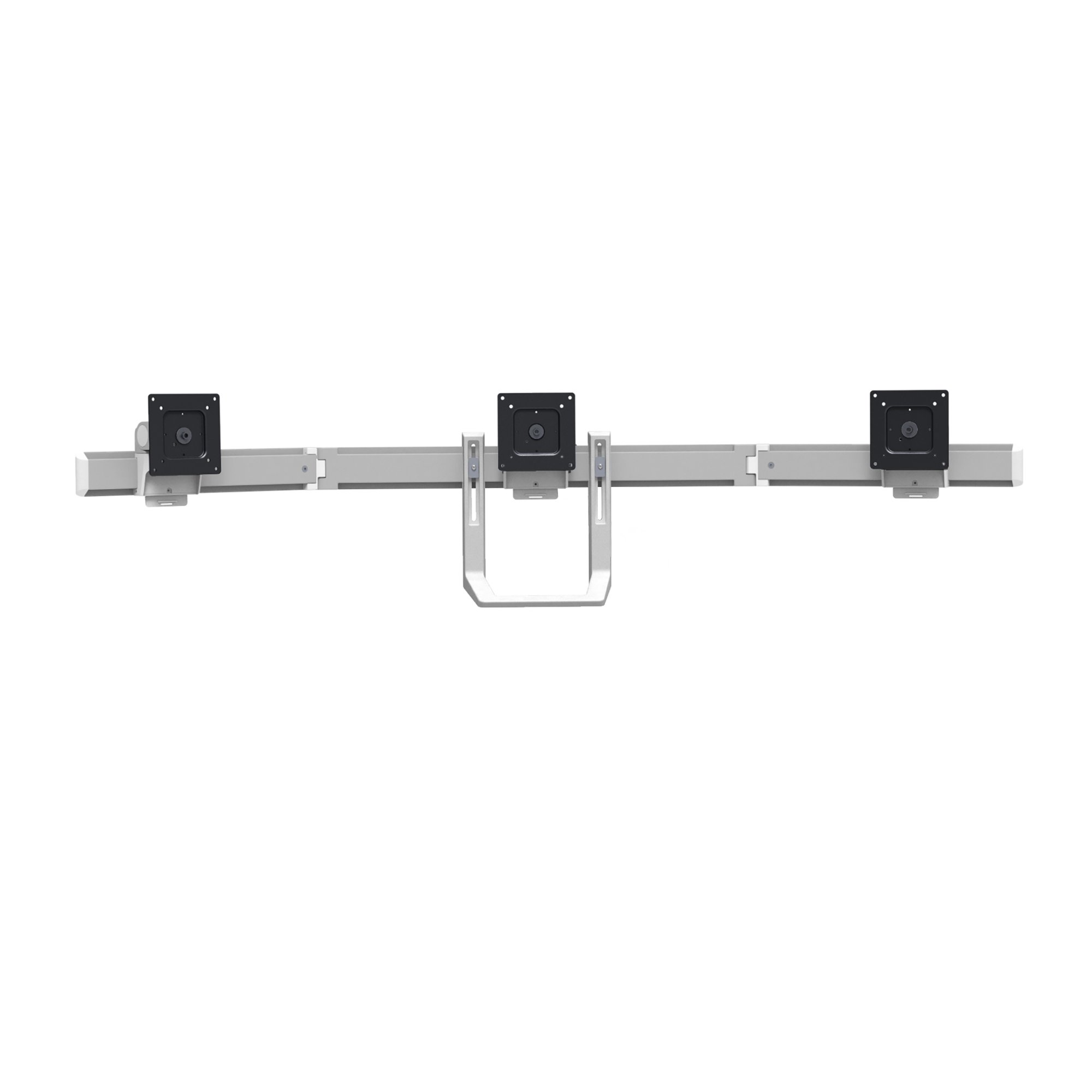 Ergotron 98-009-026 HX Triple Monitor Bow Kit - Polished Aluminum