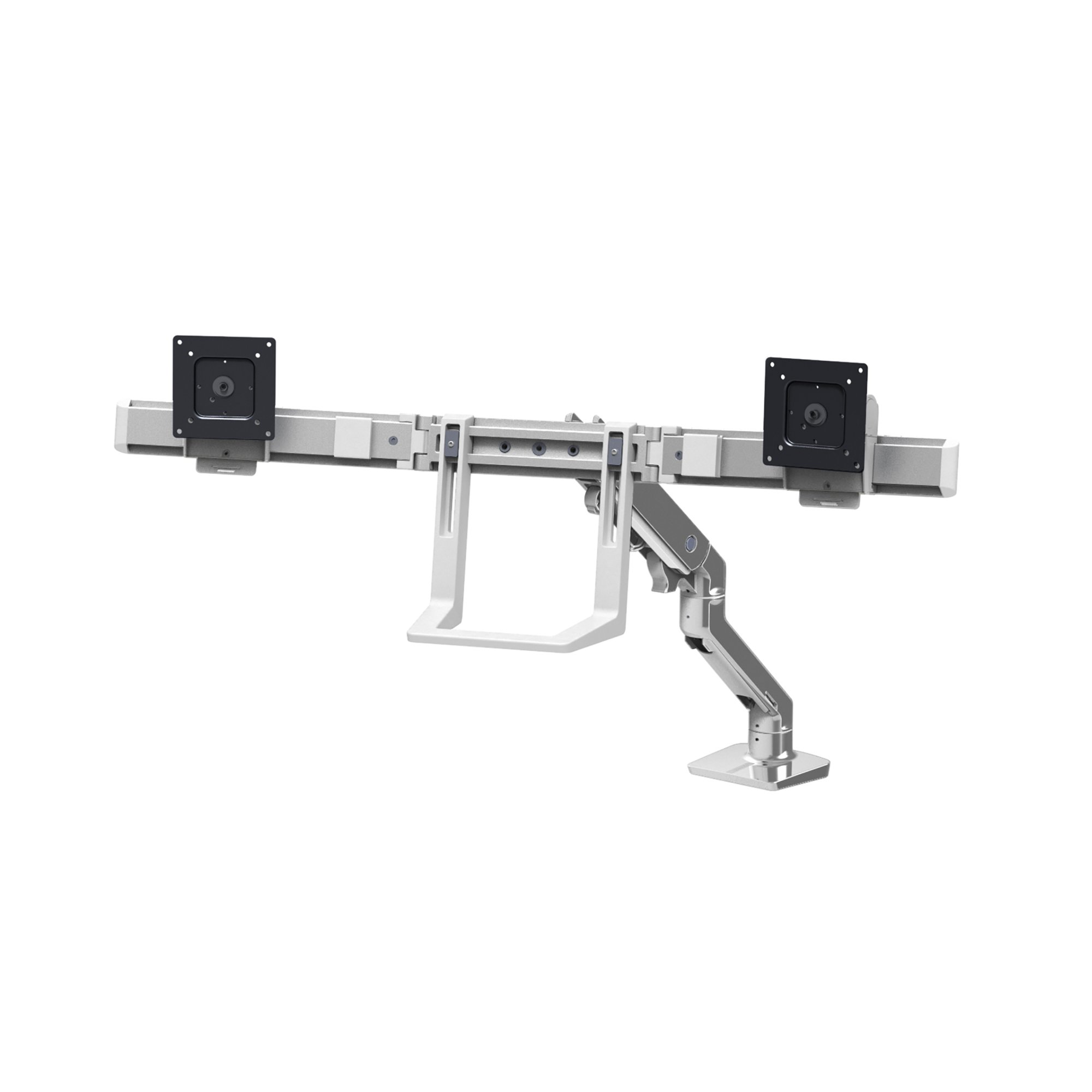 Ergotron 45-476-026 HX Desk Mount Dual Monitor Arm (polished aluminum)