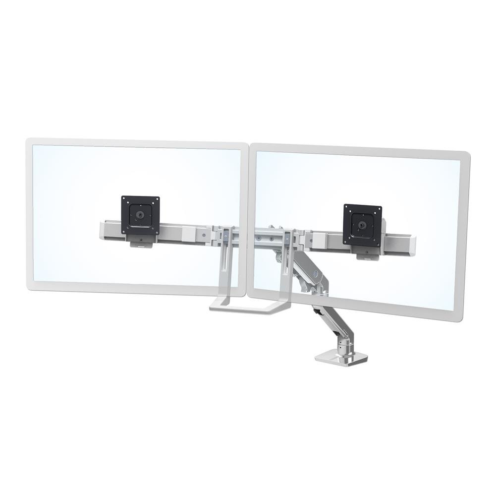 Ergotron 45-476-026 HX Desk Mount Dual Monitor Arm (polished aluminum)