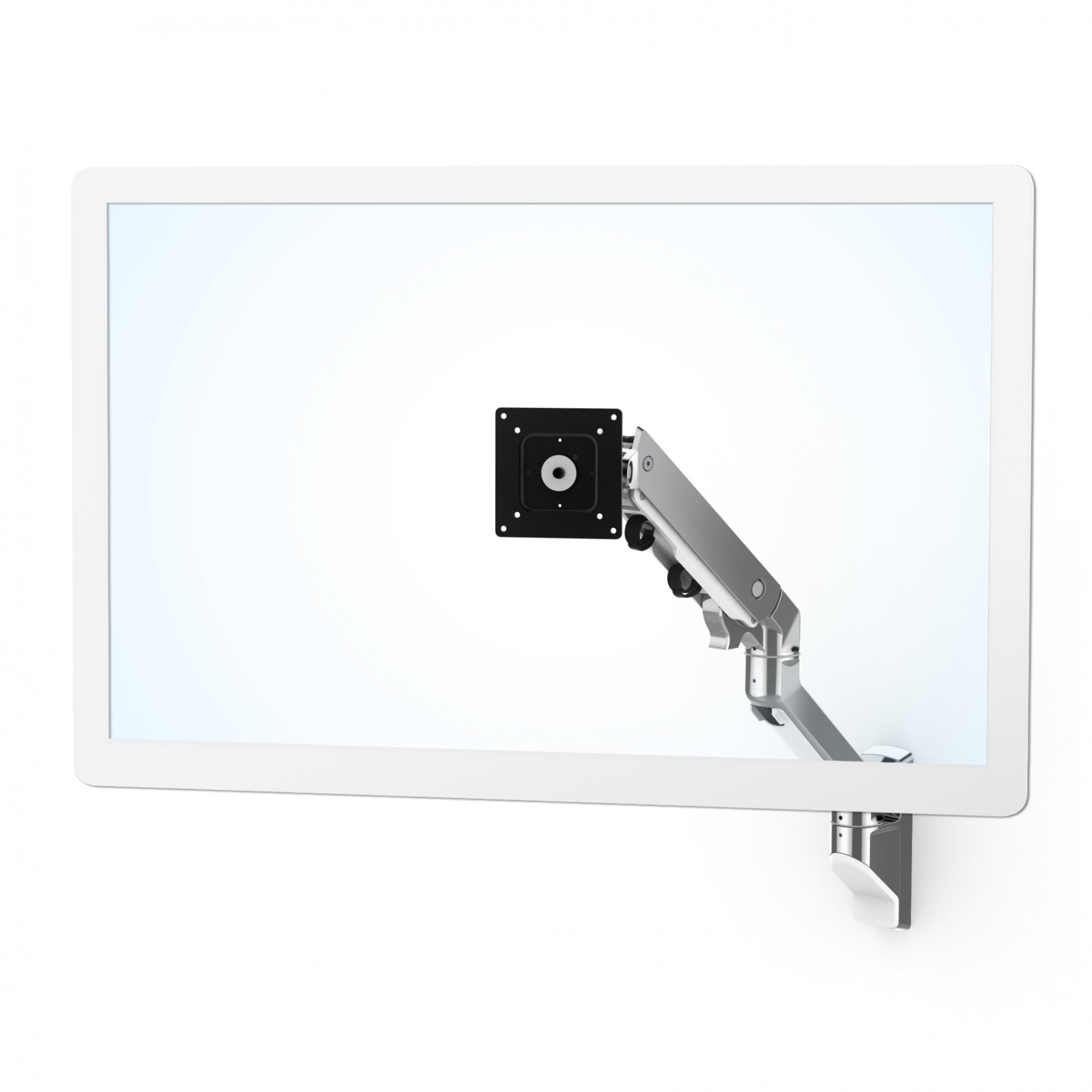 Ergotron 45-478-026 HX Wall Mount Monitor Arm (polished aluminum)