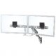 Open Box Ergotron 45-479-026 HX Dual Monitor Wall Mount Arm (polished aluminum)