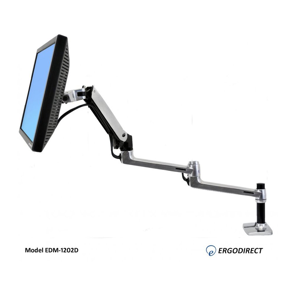 Long Reach Desk Mount Monitor Arm - ErgoDirect EDM-1202D