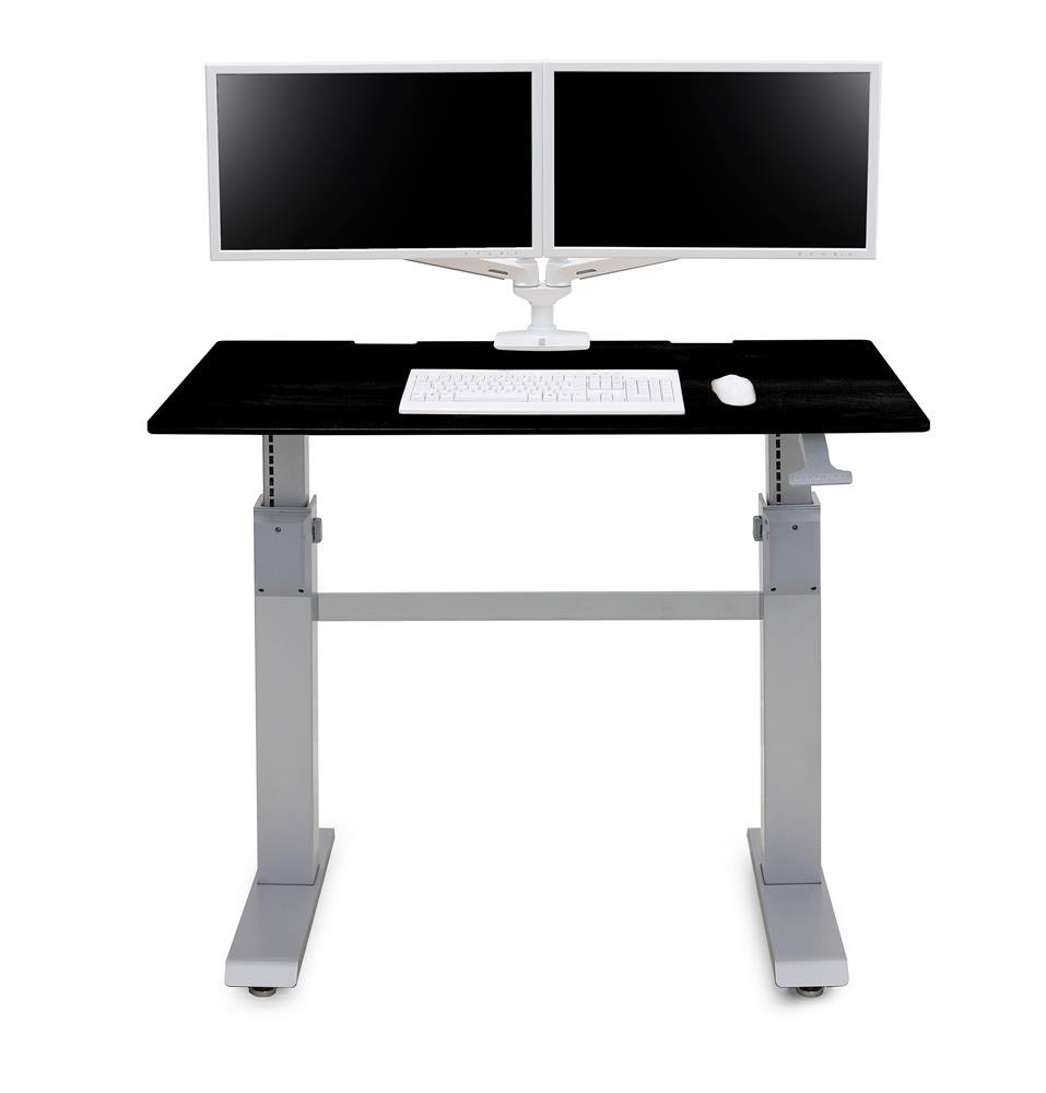 Ergotron 24-567-F03 WorkFit-DL 48, Sit-Stand Desk (Black)