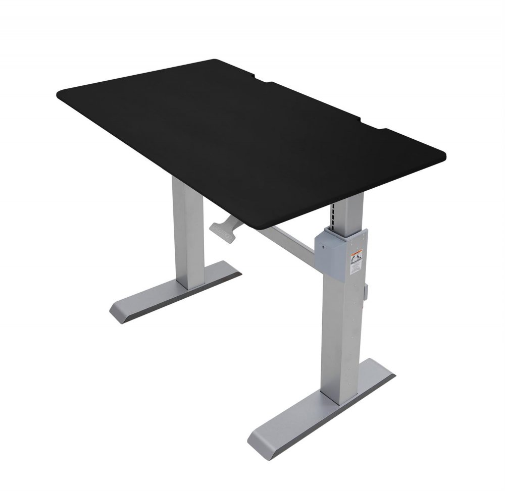 Ergotron 24-567-F03 WorkFit-DL 48, Sit-Stand Desk (Black)