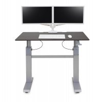 Ergotron 24-567-F59 WorkFit-DL 48" Height Adjustable Desk (Wenge)