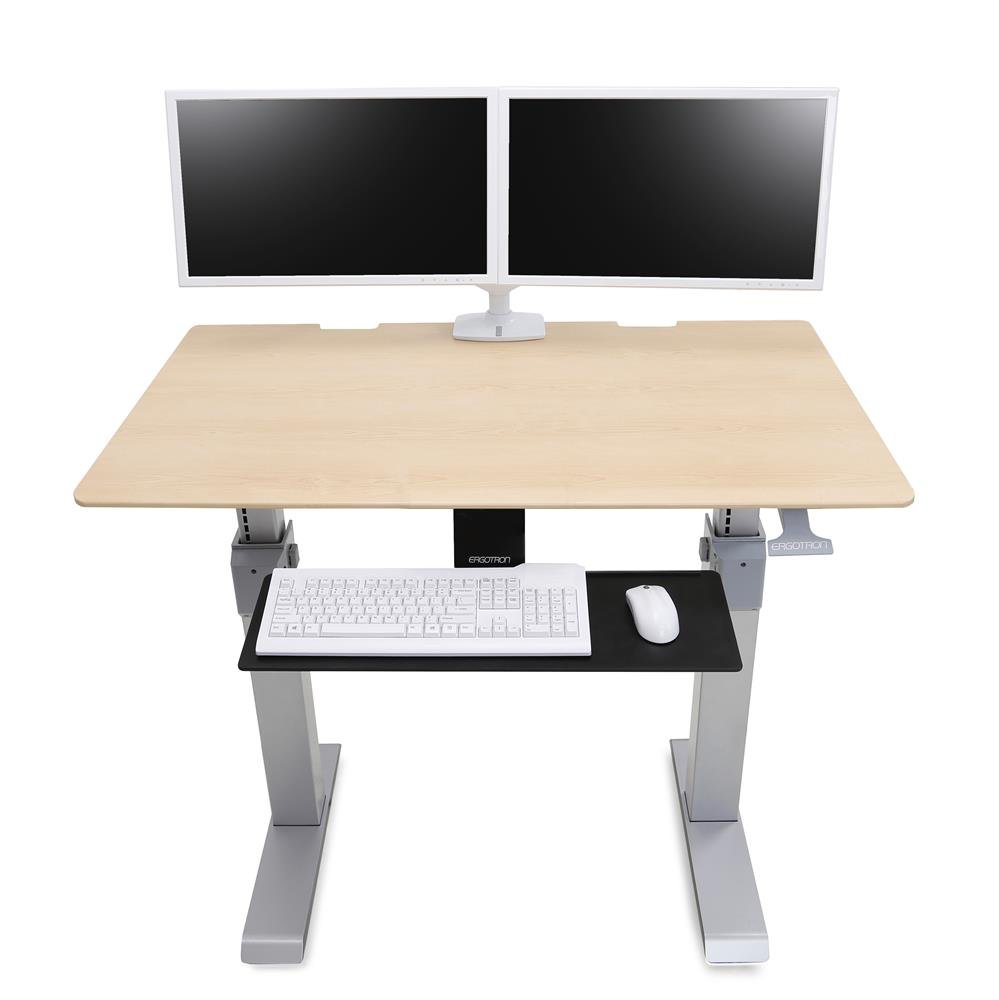 Ergotron 24-567-F13 WorkFit-DL 48, Sit-Stand Desk (Maple)