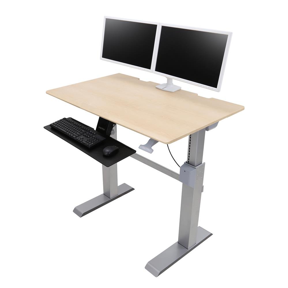 Ergotron 24-567-F13 WorkFit-DL 48, Sit-Stand Desk (Maple)