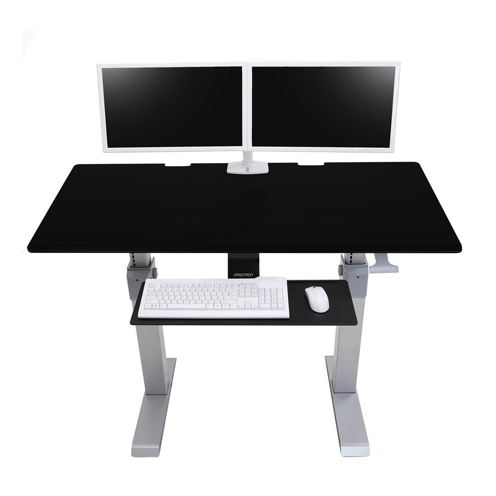 Ergotron 24-568-F03 WorkFit-DL 60, Sit-Stand Desk (Black)