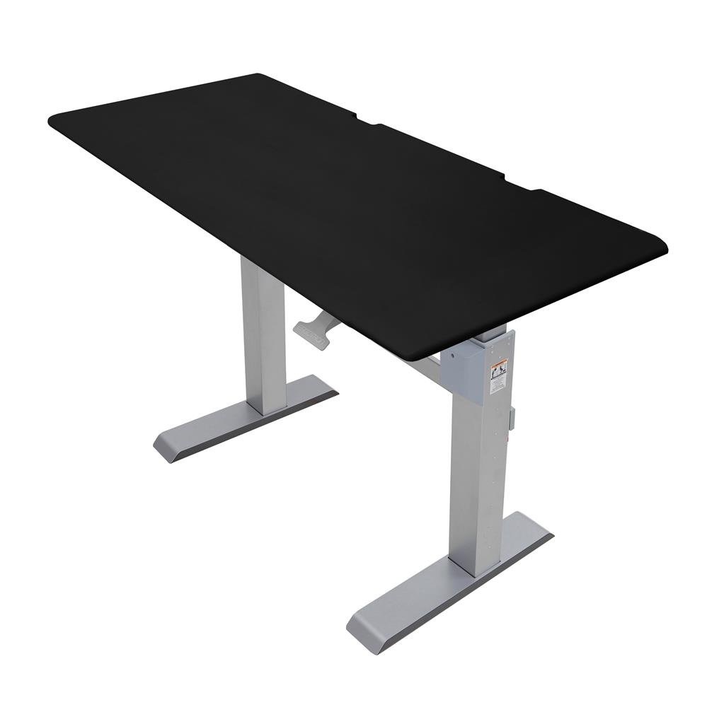 Ergotron 24-568-F03 WorkFit-DL 60, Sit-Stand Desk (Black)