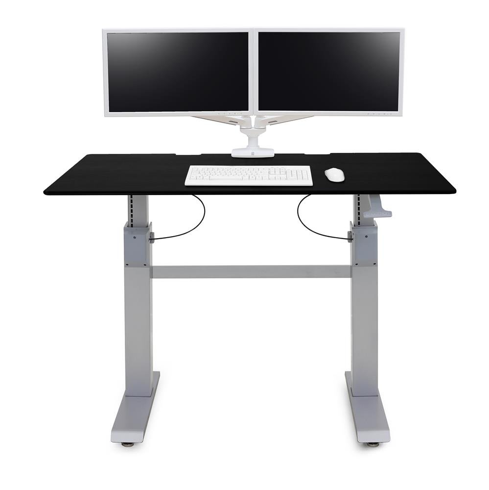 Ergotron 24-568-F03 WorkFit-DL 60, Sit-Stand Desk (Black)