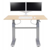 Ergotron 24-568-F13 WorkFit-DL 60" Height Adjustable Desk (Maple)