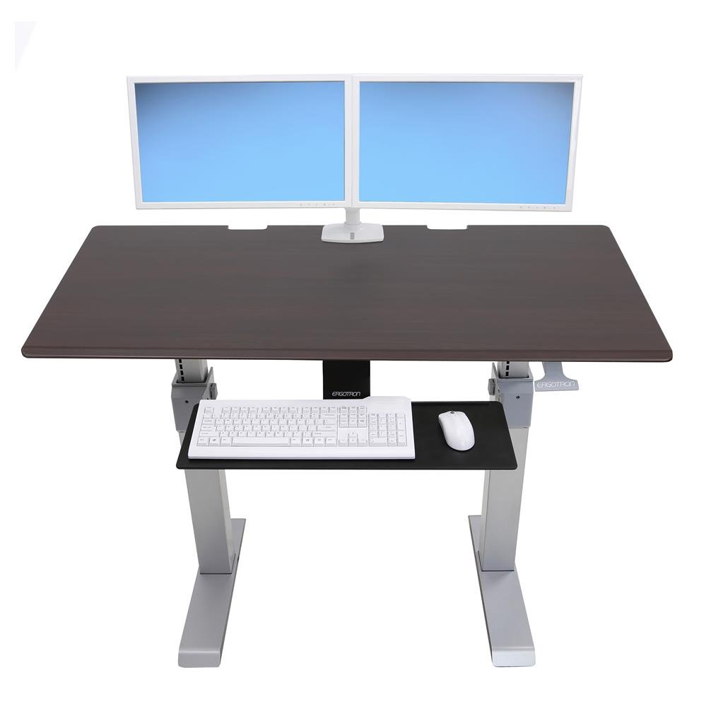 Ergotron 24-568-F59 WorkFit-DL 60, Sit-Stand Desk (Wenge)