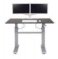 Ergotron 24-568-F59 WorkFit-DL 60, Sit-Stand Desk (Wenge)