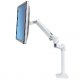 Ergotron 45-537-216 LX Desk Mount Monitor Arm, Tall Pole (white)