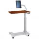 Ergotron 24-600-F58 SV Patient Overbed eTable w/ Tablet Arm (Cherry)