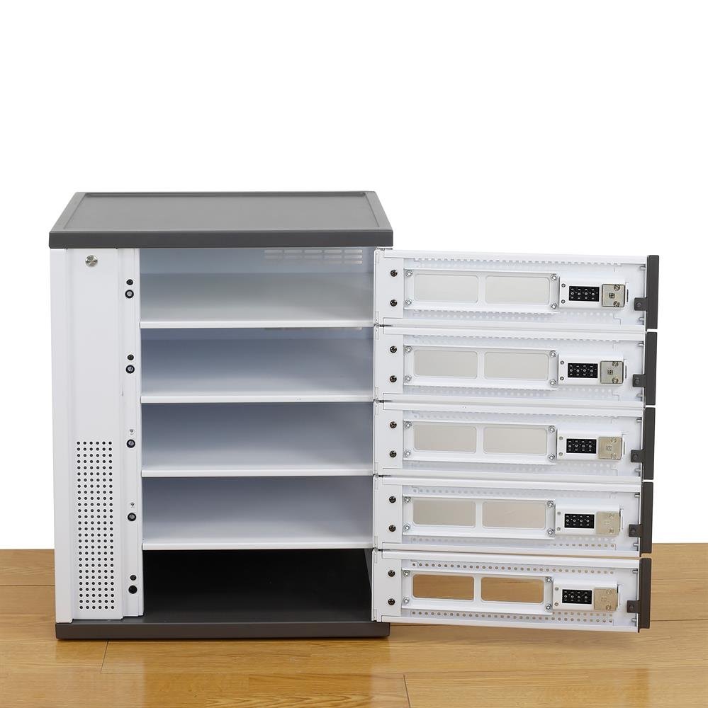  	Five bays support up to 15 devices