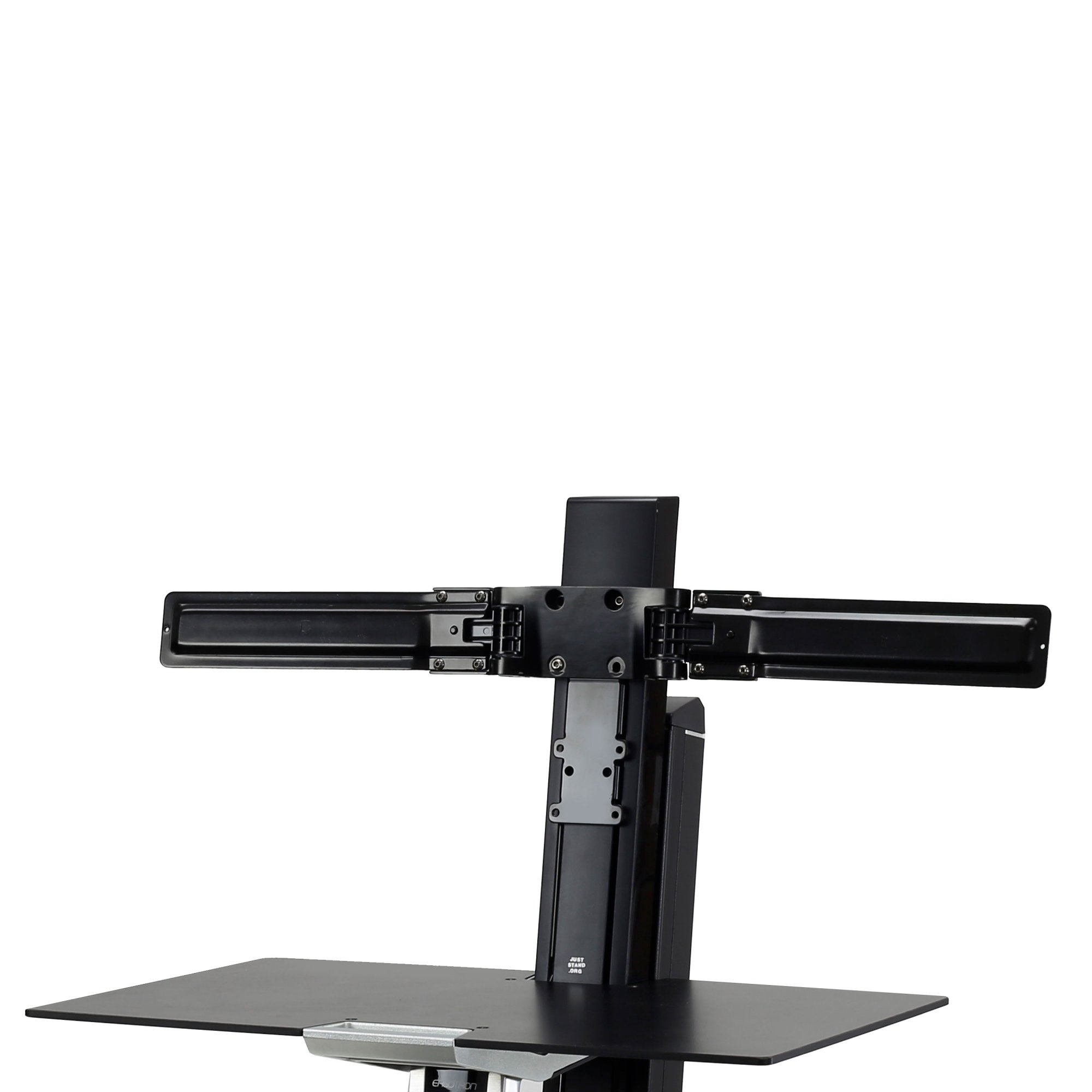 Ergotron 98-101-009 WorkFit Dual Monitor Double-Hinged Bow