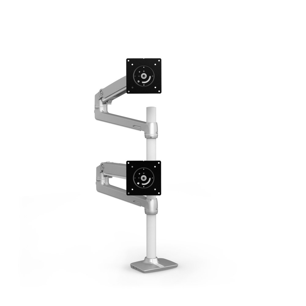 Ergotron 45-509-231 LX Dual Stacking Arm with Tall Pole (silver)