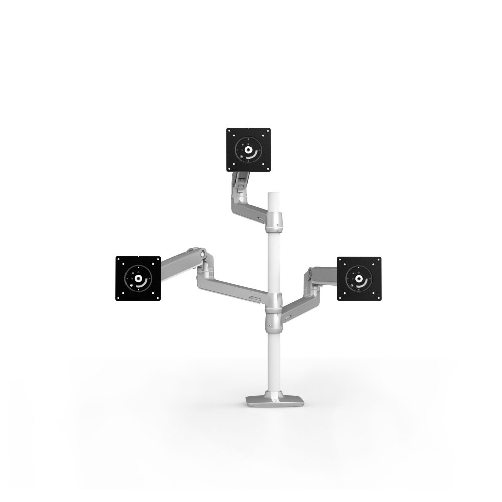 Ergotron 45-509-231 LX Dual Stacking Arm with Tall Pole (silver)