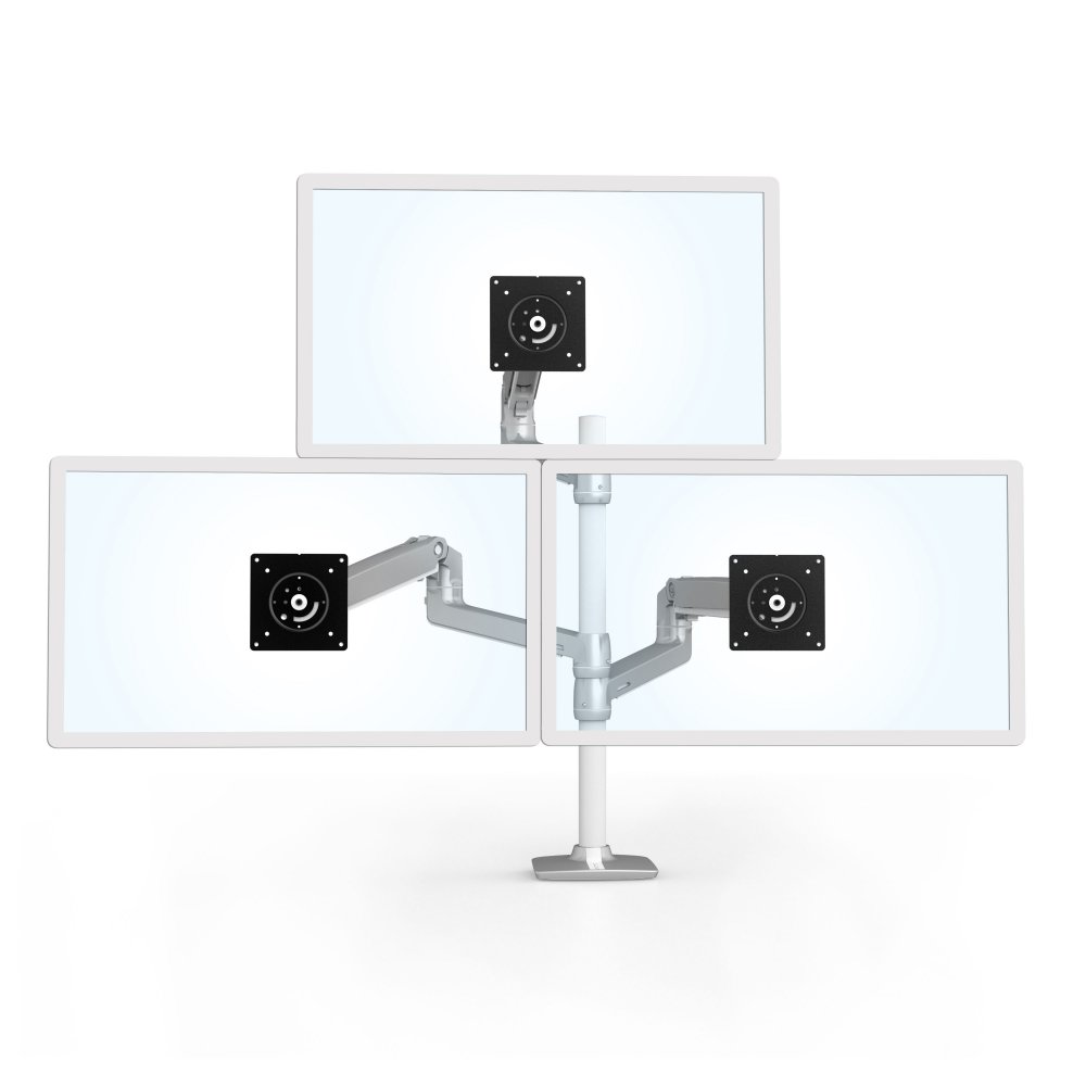 Ergotron 45-509-231 LX Dual Stacking Arm with Tall Pole (silver)