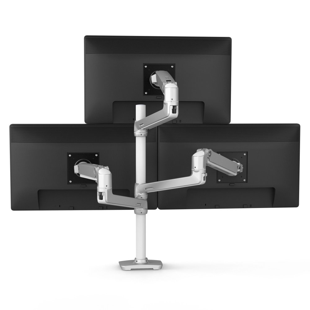 Ergotron 45-509-231 LX Dual Stacking Arm with Tall Pole (silver)