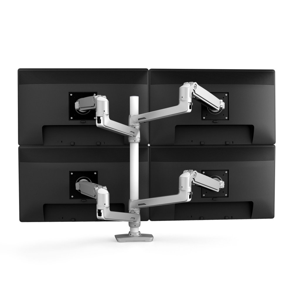 Ergotron 45-509-231 LX Dual Stacking Arm with Tall Pole (silver)