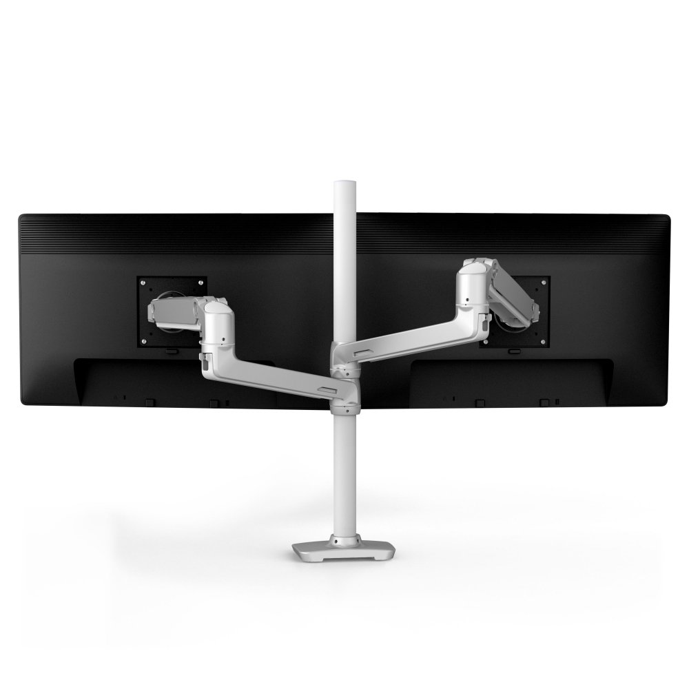 Ergotron 45-509-231 LX Dual Stacking Arm with Tall Pole (silver)
