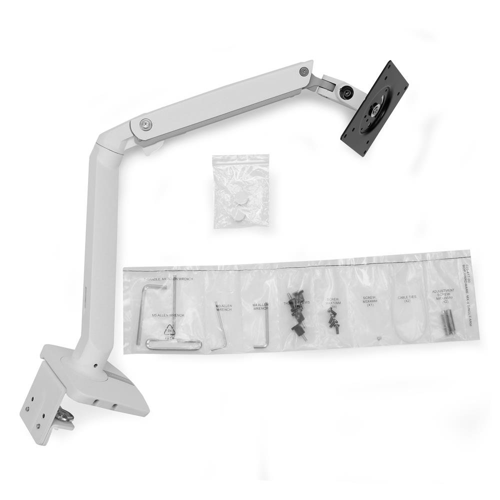 Ergotron 45-486-216 MXV Desk Mount LCD Monitor Arm (white)