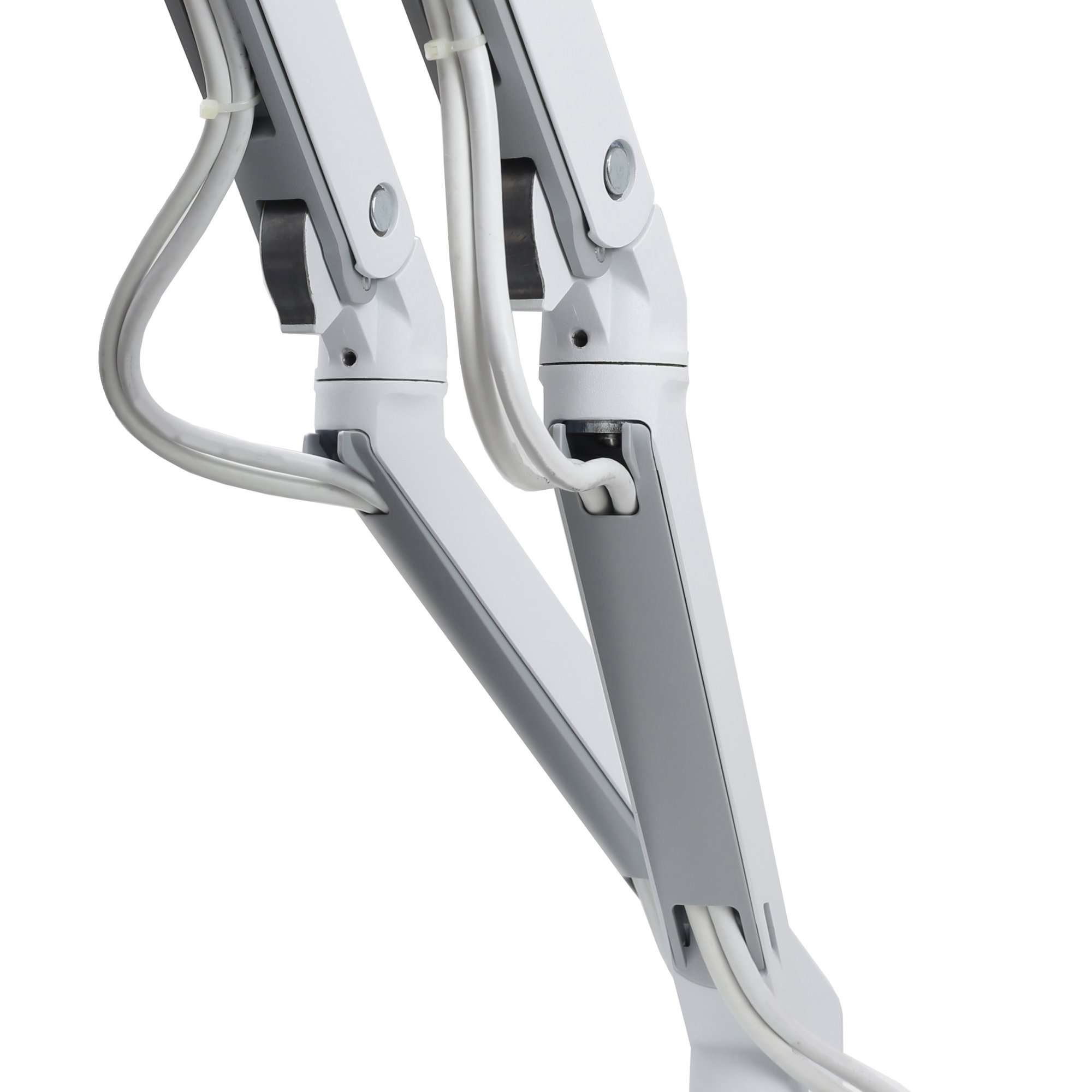Ergotron 45-496-216 MXV Desk Mount Dual LCD Monitor Arm (white)