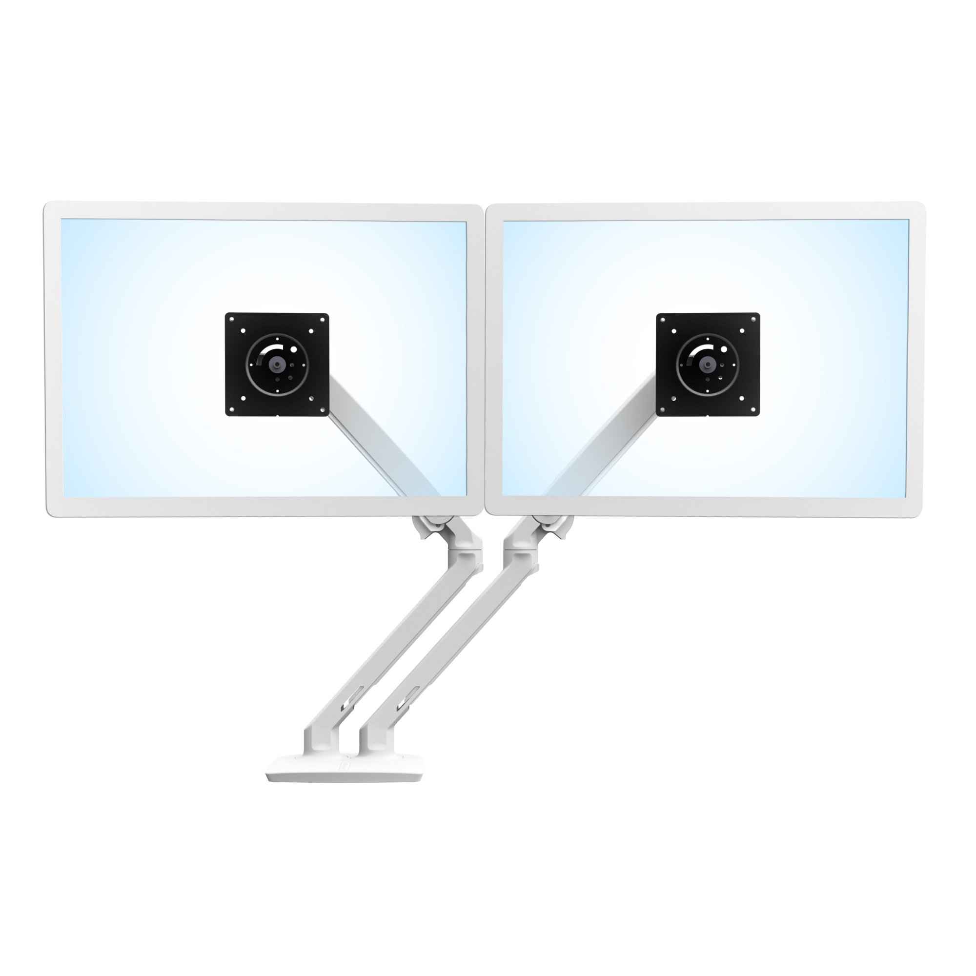 45-496-216 - MXV Desk Mount Dual LCD Monitor Arm (white)