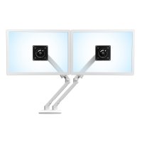 Ergotron 45-496-216 MXV Desk Mount Dual LCD Monitor Arm (white)