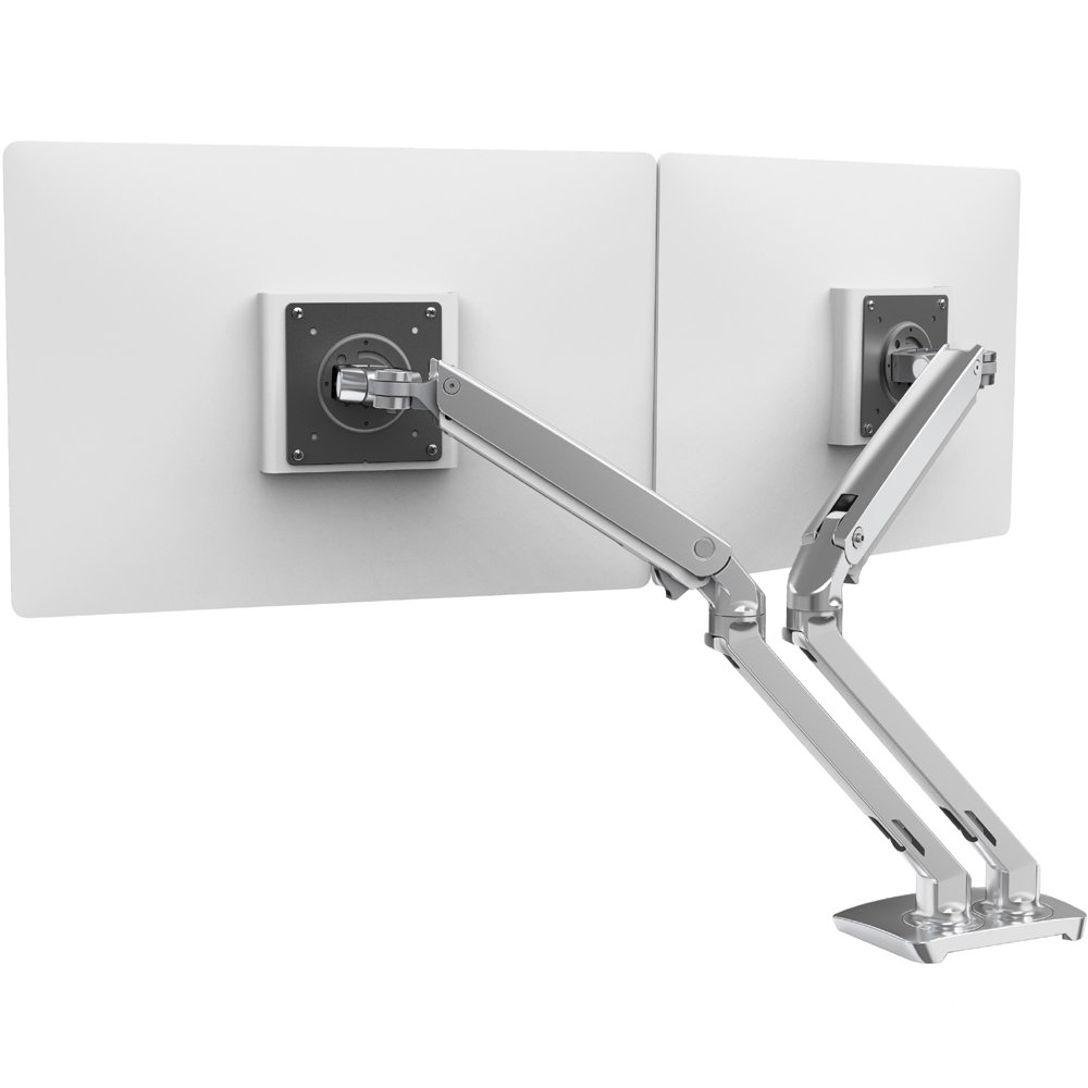 Ergotron 45-496-026 MXV Desk Mount Dual Monitor Arm (polished aluminum)