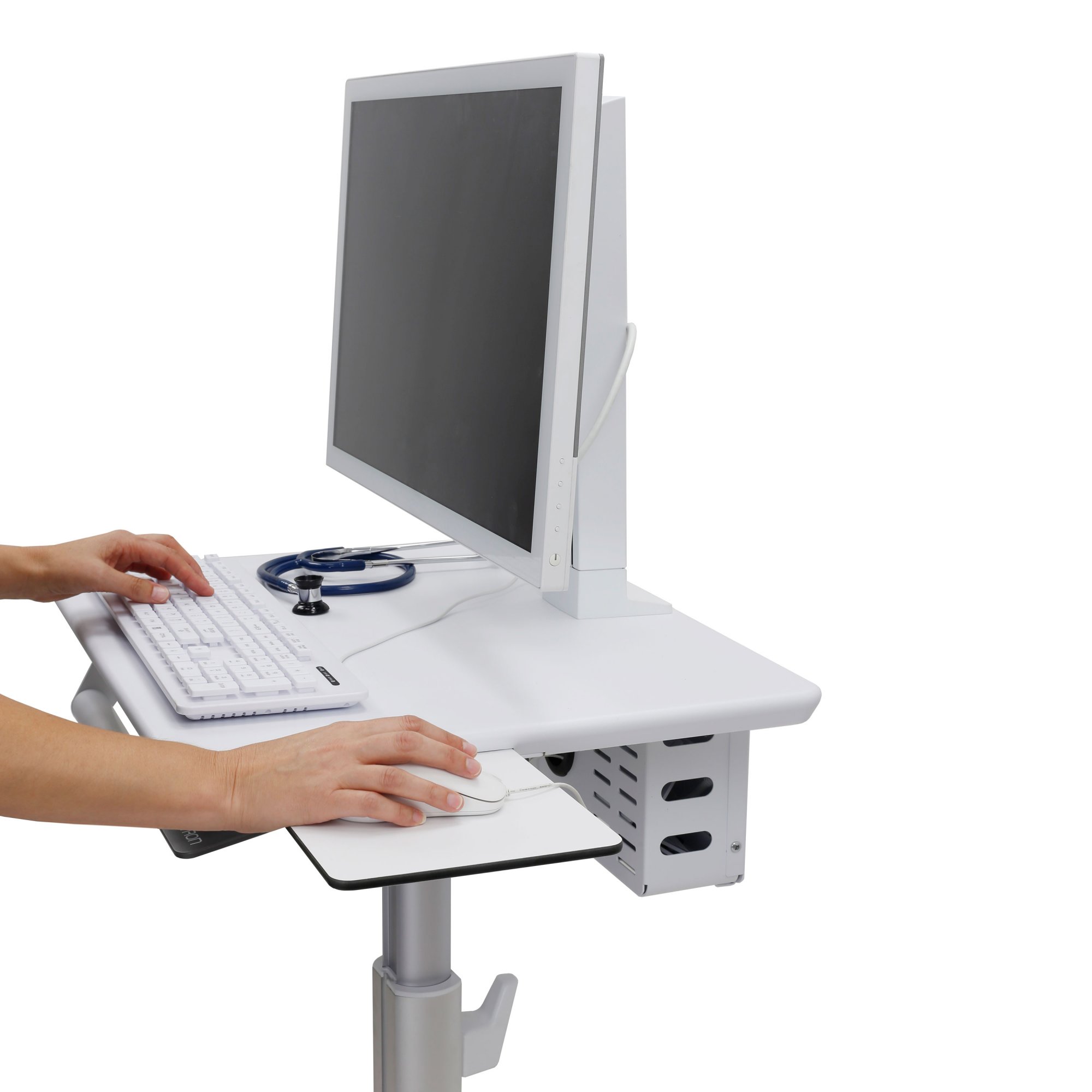 Ergotron SV10-1300-0 StyleView Lean WOW Cart, SV10