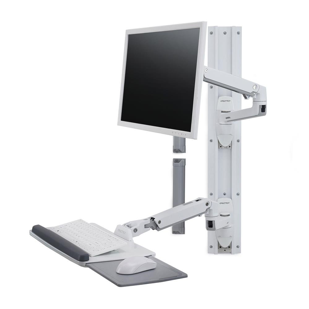Ergotron 45-551-216 LX Wall Mount System without CPU Holder (white)