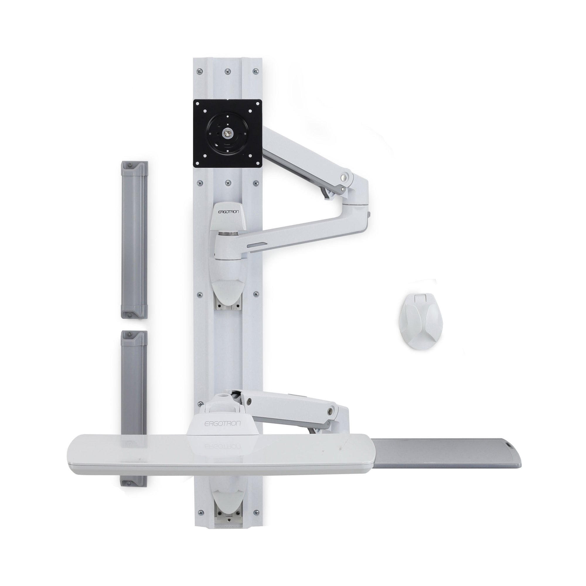 Ergotron 45-551-216 LX Wall Mount System without CPU Holder (white)