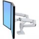 Ergotron 45-543-216 LX Dual Side-by-Side Arm, No Clamp