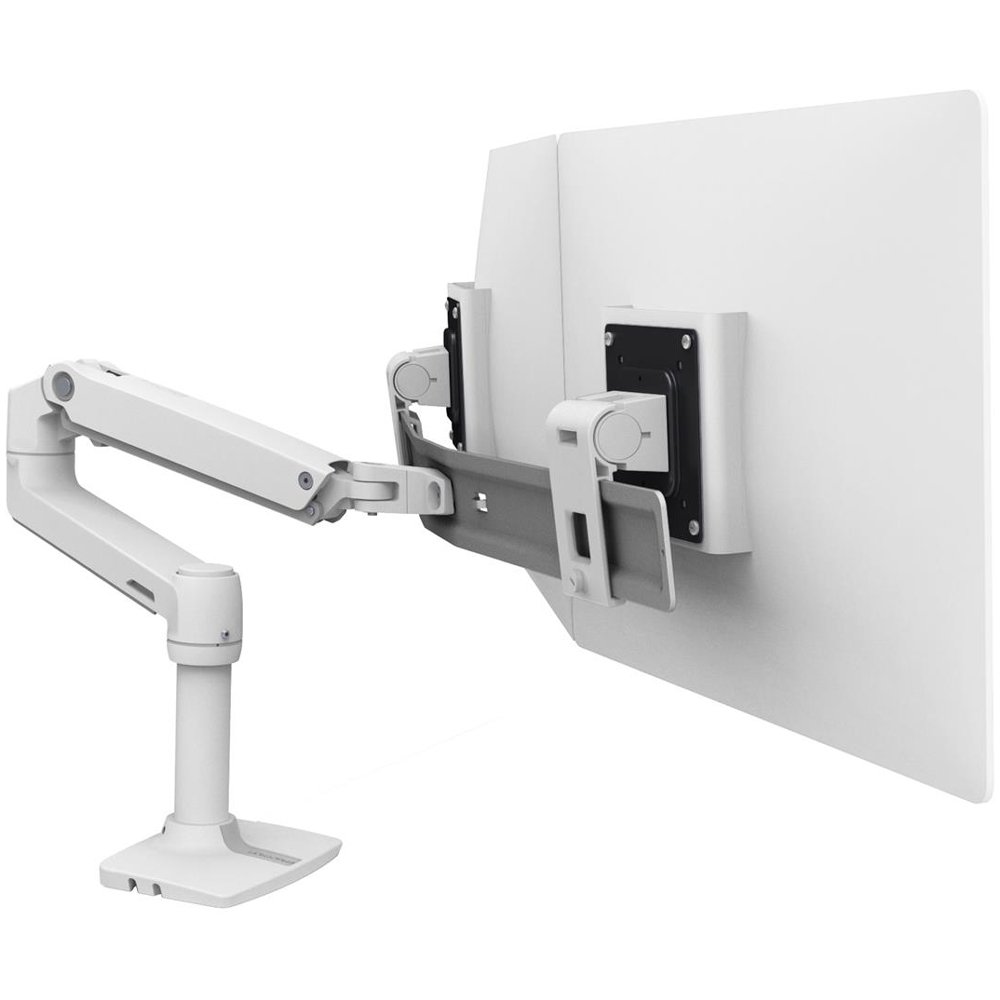 Ergotron 45-544-216 LX Desk Mount Dual Direct Arm, No Clamp