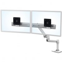 Ergotron 45-544-216 LX Desk Mount Dual Direct Arm, No Clamp
