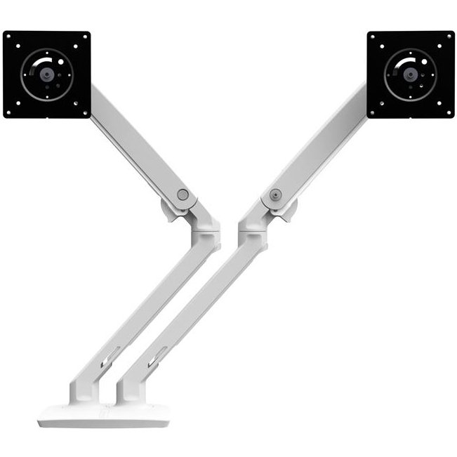 Ergotron 45-546-216 MXV Desk Mount Dual Monitor Arm, No Clamp