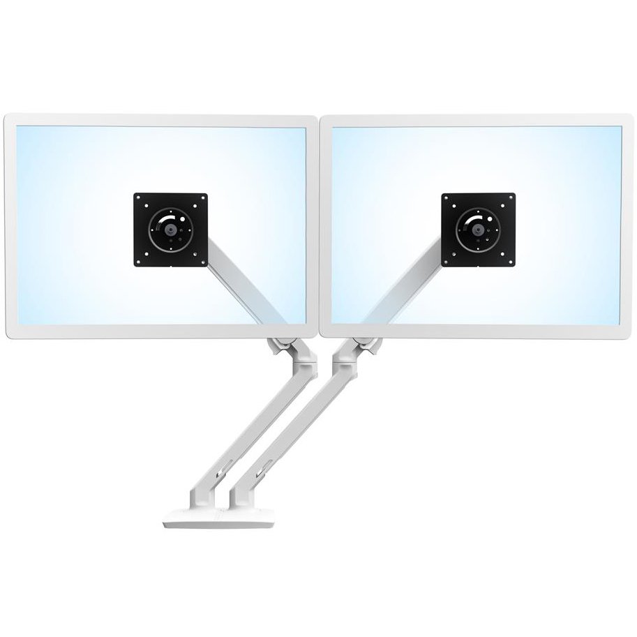 Ergotron 45-546-216 MXV Desk Mount Dual Monitor Arm, No Clamp