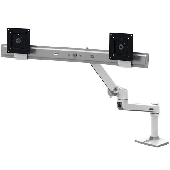 Ergotron 98-182 Two-Piece Clamp Kit for LX Single, Dual Direct Arms
