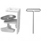 Ergotron 98-182 Two-Piece Clamp Kit for LX Single, Dual Direct Arms