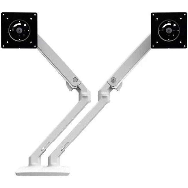 Ergotron 45-518-216 MXV Desk Dual Monitor Arm with Under Mount C-Clamp
