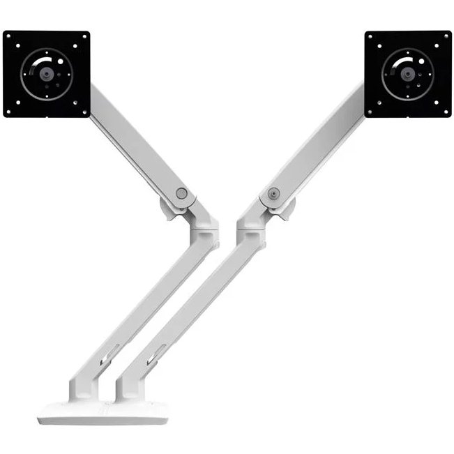 Ergotron 45-530-216 MXV Desk Dual Monitor Arm with Top Mount C-Clamp