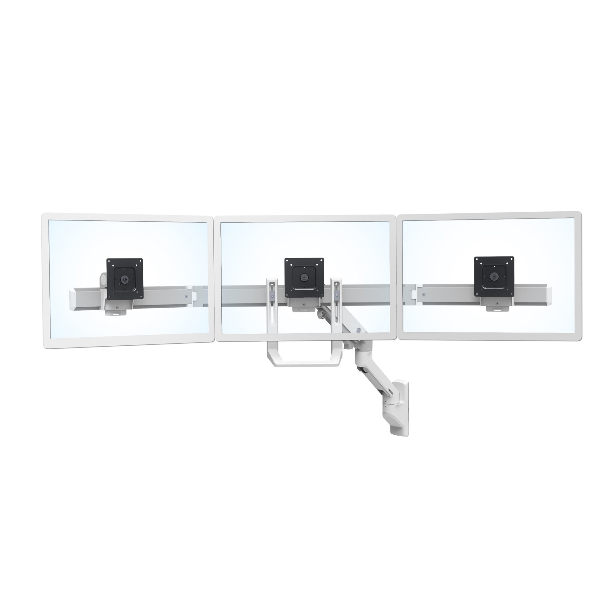 Ergotron 98-009-216 HX Triple Monitor Bow Kit - White