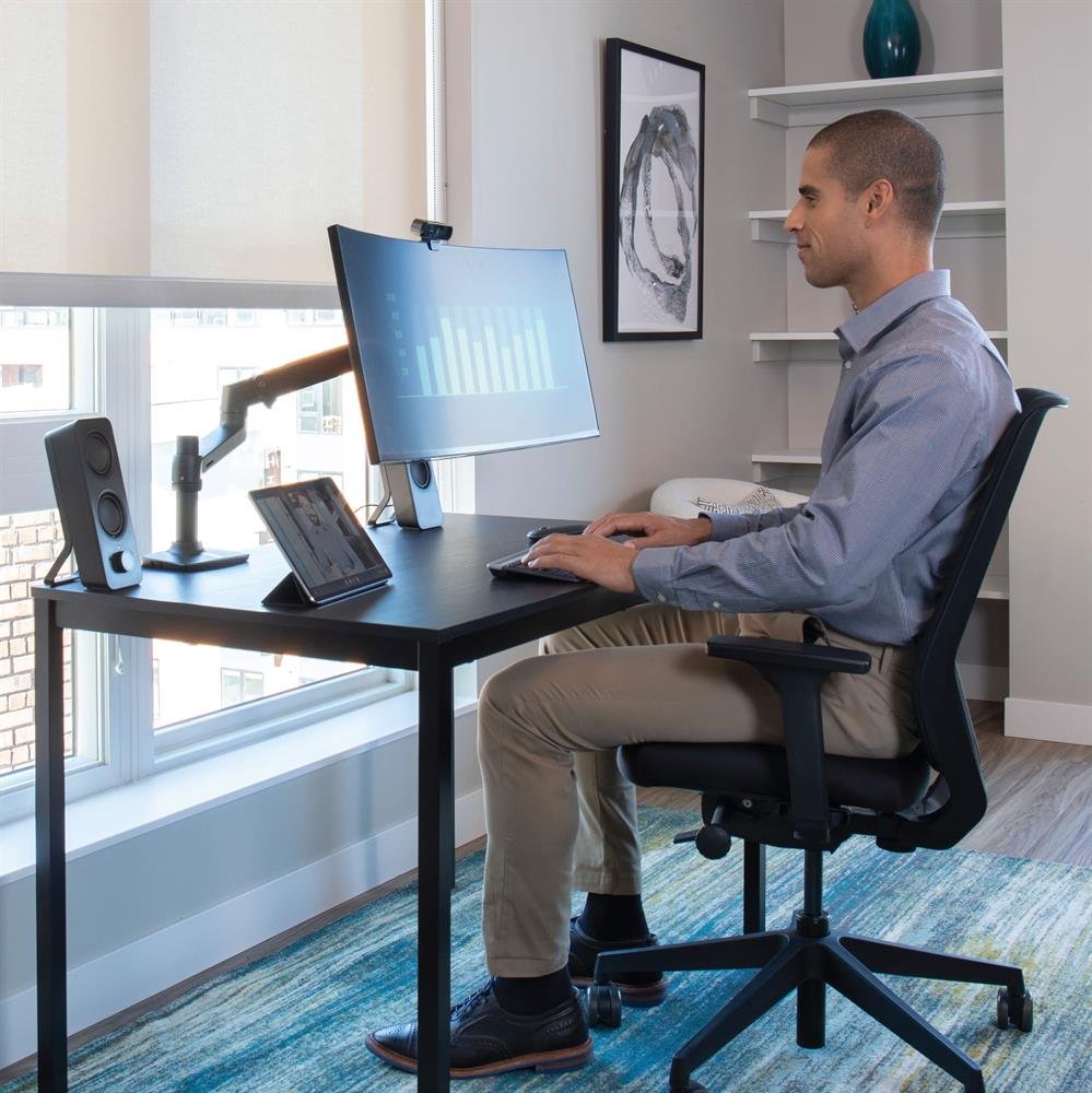 Ergotron 45-241-224 LX Desk Mount Monitor Arm (matte black)