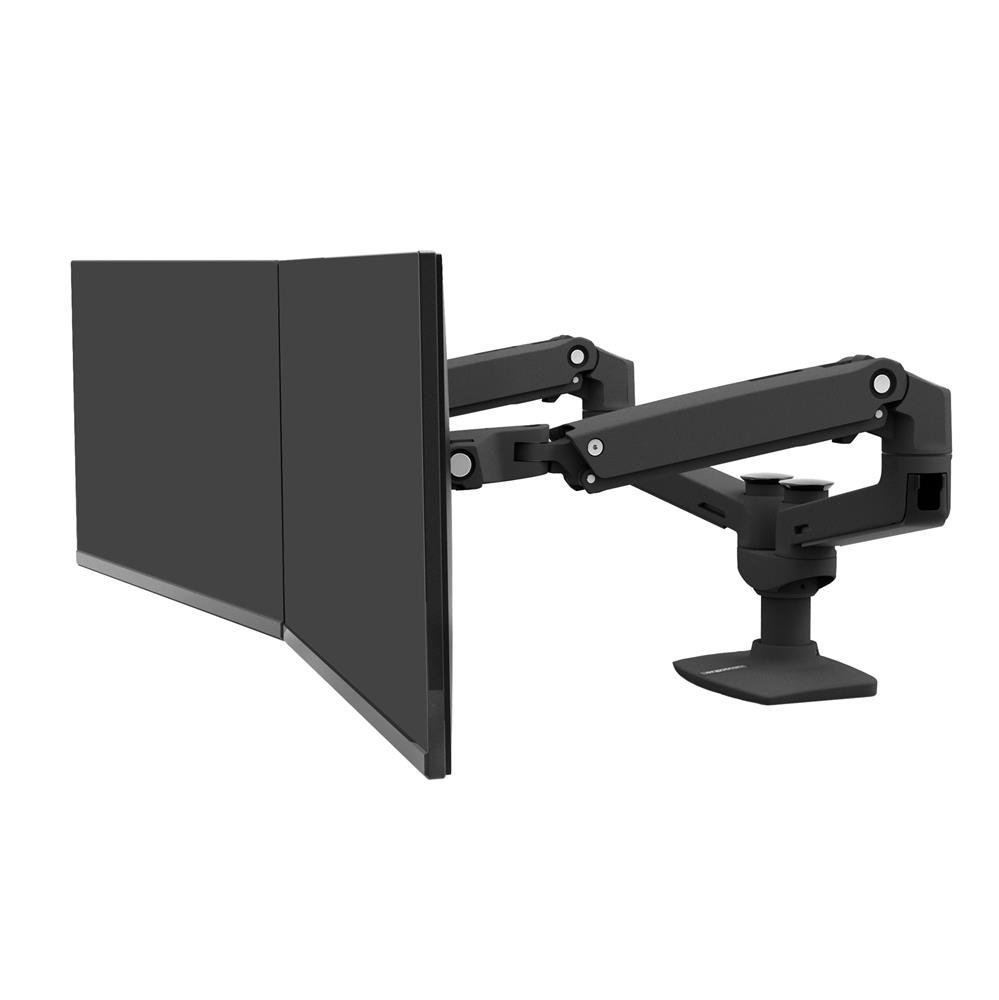 Ergotron 45-245-224 LX Dual Monitor Side-by-Side Arm (matte black)