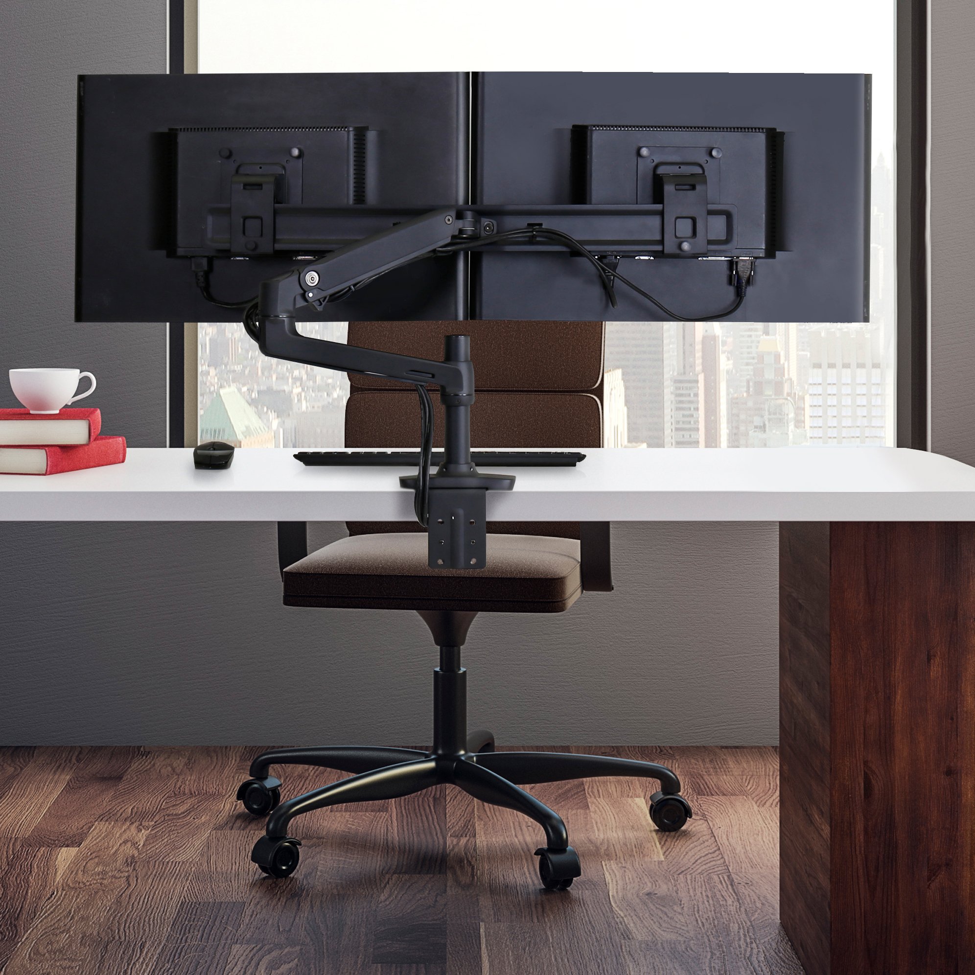 Ergotron 45-489-224 LX Desk Dual Direct Arm (matte black)